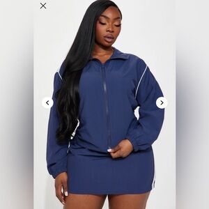 Fashion Nova Navy Mini Skirt